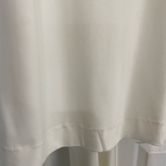 Cache Size Medium Strapless Ivory Jumpsuit with floral overlay. - Picture 8 of 8